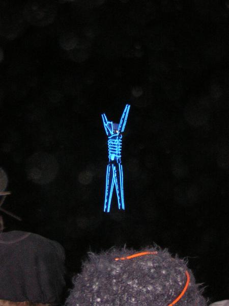 burning the man