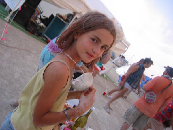 Myra at dust storm cocktail party 1