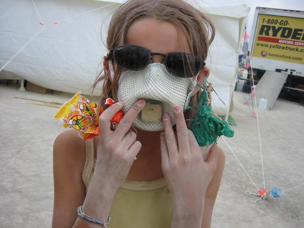 Myra at dust storm cocktail party 2